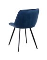 SILLA TERCIOPELO AZUL SALÓN 51 X 55 X 82 CM REF.605515