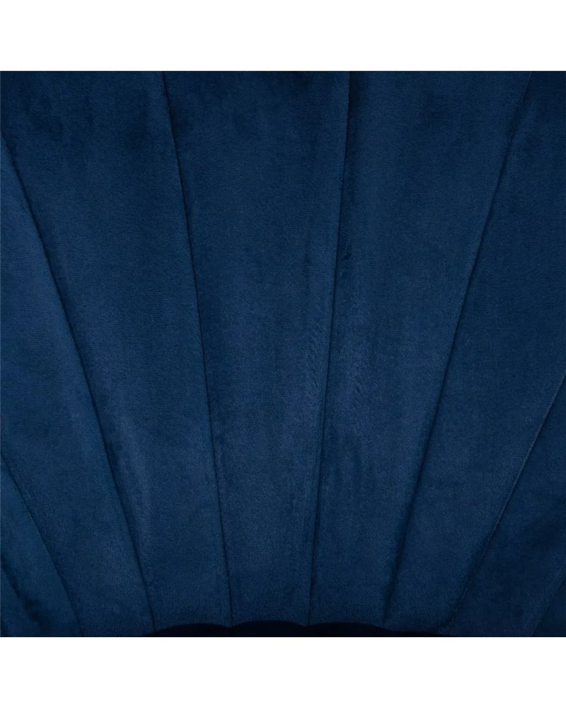 SILLA TERCIOPELO AZUL SALÓN 51 X 55 X 82 CM REF.605515