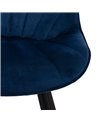 SILLA TERCIOPELO AZUL SALÓN 51 X 55 X 82 CM REF.605515