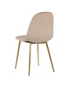 SILLA TERCIOPELO TAUPE SALÓN 45 X 47 X 84,50 CM RERF.605637