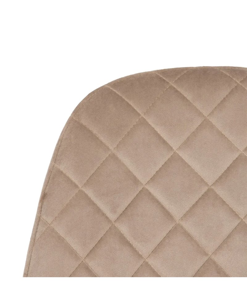 SILLA TERCIOPELO TAUPE SALÓN 45 X 47 X 84,50 CM RERF.605637