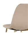 SILLA TERCIOPELO TAUPE SALÓN 45 X 47 X 84,50 CM RERF.605637