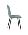 SILLA AGUAMARINA METAL SALÓN 55 X 44 X 88,50 CM REF.606148