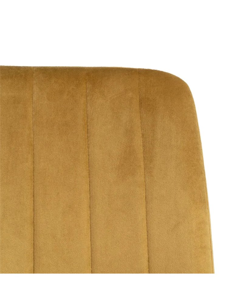 SILLA DORADO METAL SALÓN 55 X 44 X 88,50 CM REF.606150