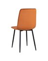 SILLA NARANJA METAL SALÓN 55 X 44 X 88,50 CM REF.606155