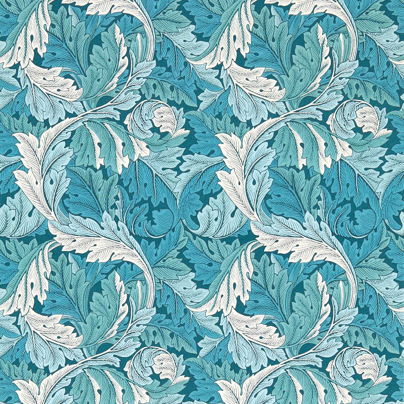 Acanthus Teal W0175-04