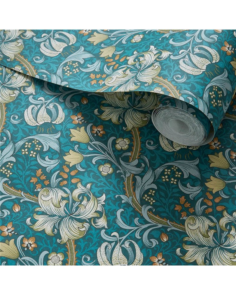Golden Lily Teal W0174-03