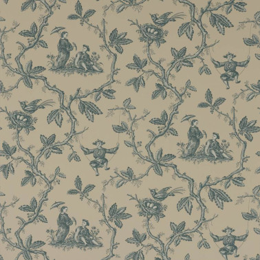 Toile Chinoise Aqua W7017-06