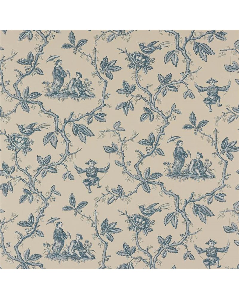 Toile Chinoise Blue W7017-02