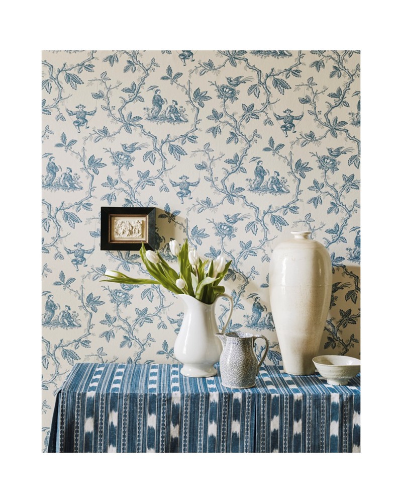 Toile Chinoise Old Blue W7017-05