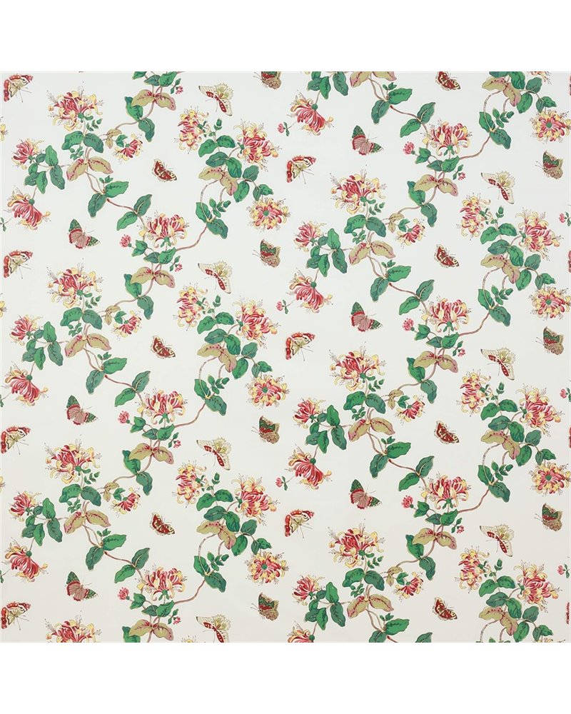 Honeysuckle Red Chintz 01090-01 Honeysuckle Red Chintz 01090-01