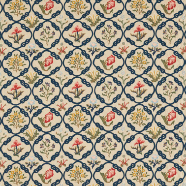 Mays Coverlet Indigo Rose MEWF237308