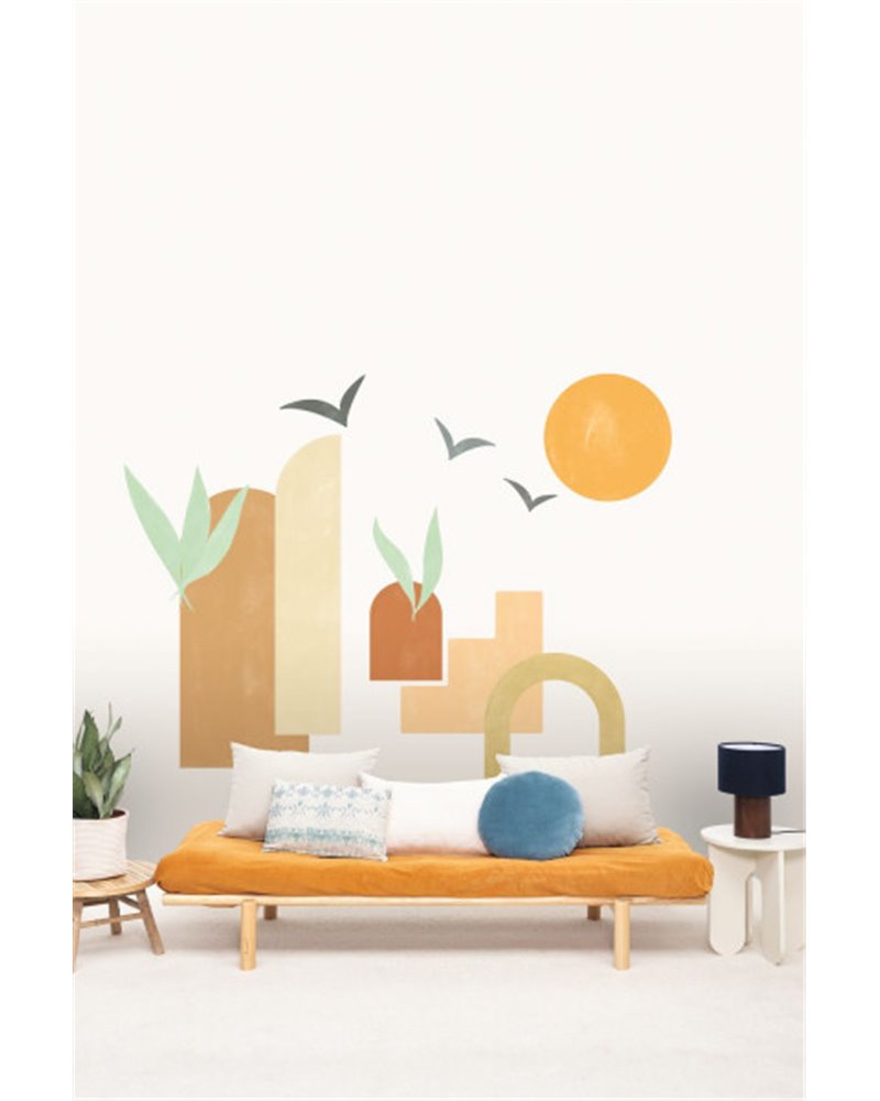 Decor Preencolle Horizon Multicoluleurs 104602001