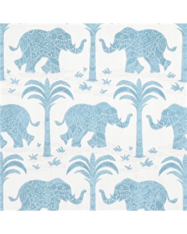 Elephant Velvet French Blue W716204