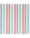 Lomita Stripe French Blue and Coral F916237
