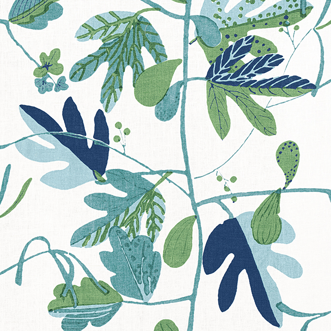 Matisse Leaf Green and Blue F916209