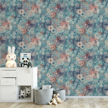 Etoiles Bleu 3332-02