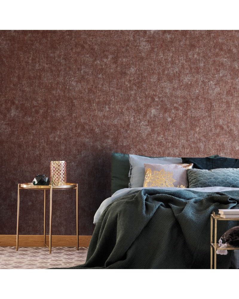 Scratched Plaster Red 64938