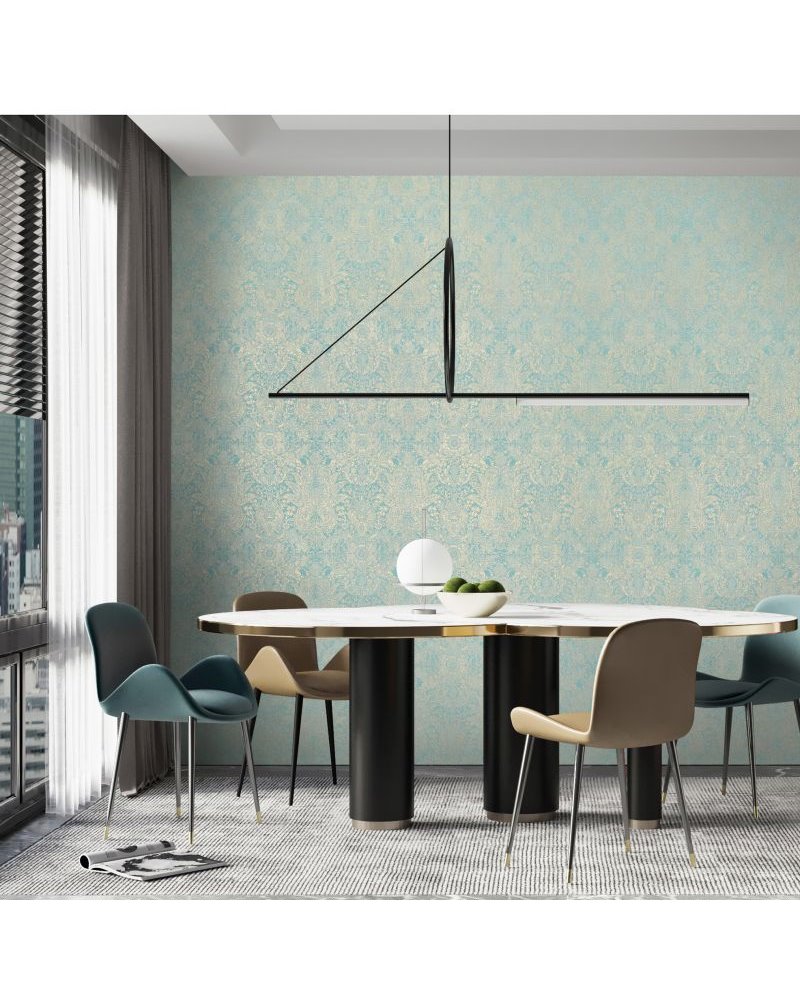 Brocade Turquoise 65187