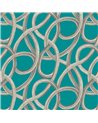 Twisted Geo Turquoise CEP50124W