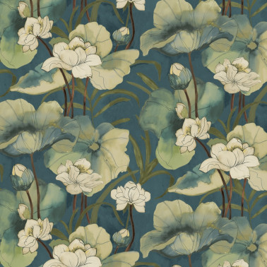 DE01735 Waterlily Petrol