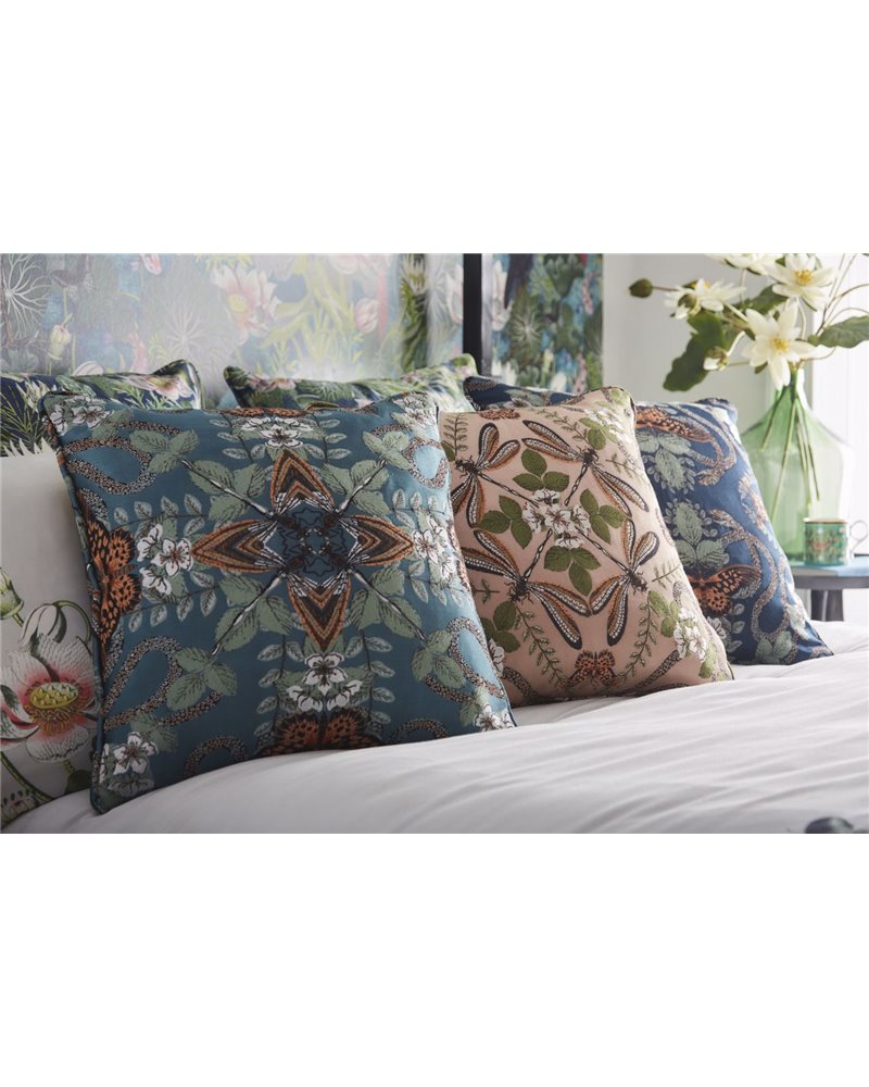 Emerald Forest Teal Velvet F1585-02