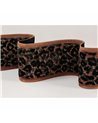 Leopard Velvet Braid Umber T115-06