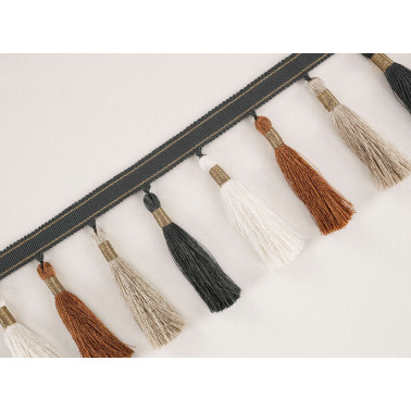 Tassel Fringe Slate T119-01