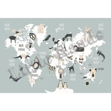 Funny Animals World Map II