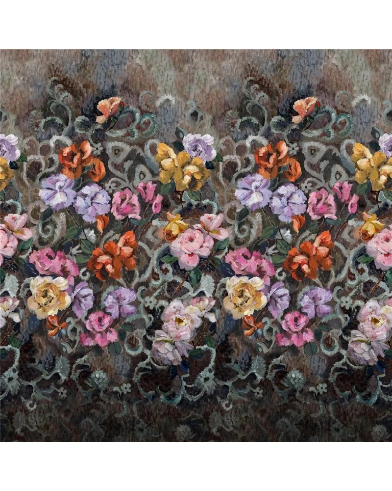 Tapestry Flower Damson PDG1153-02