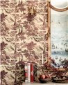 Toile Du Tyrol Burgundy WP30147