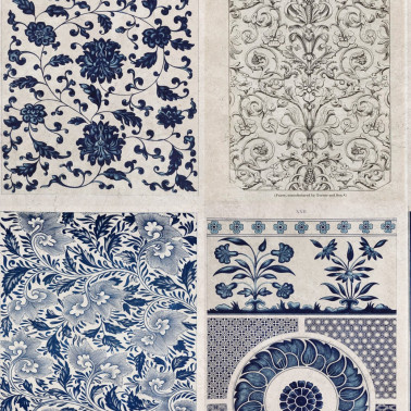 Chinese Pattern Blue Premium WP20051