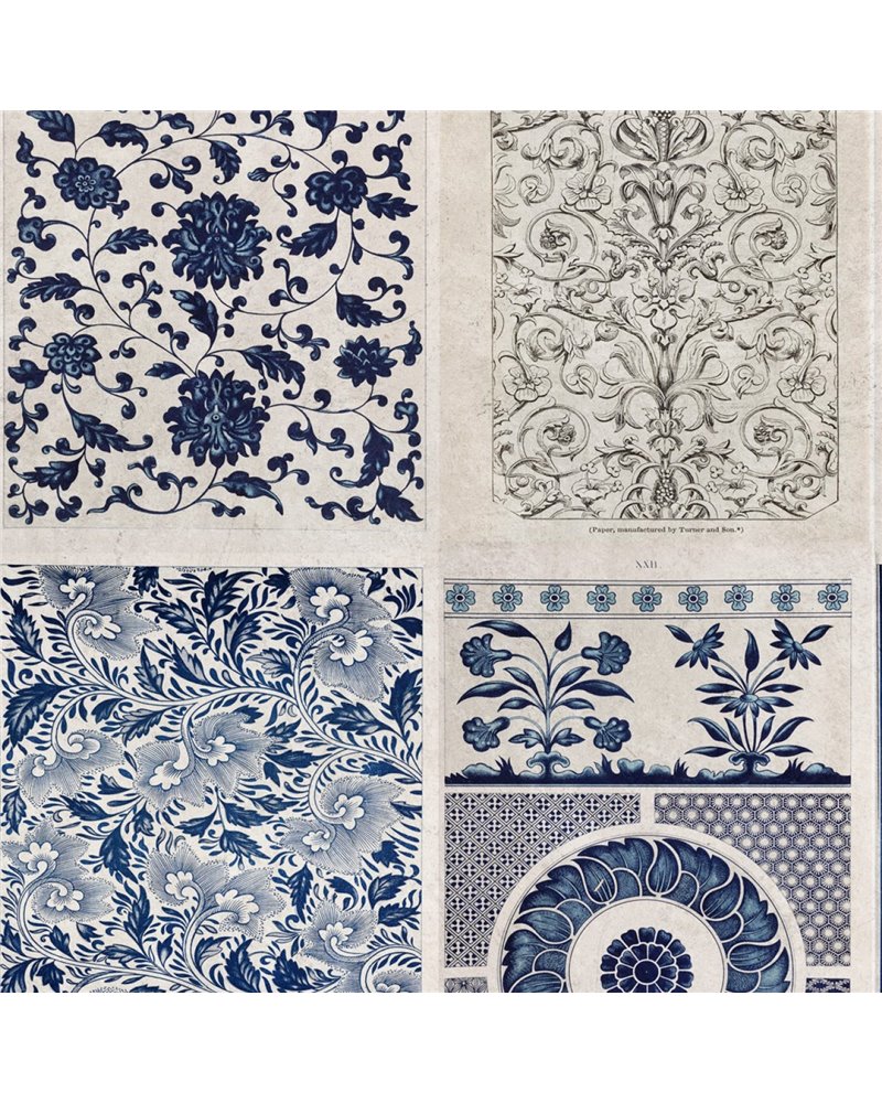 Chinese Pattern Blue Premium WP20051