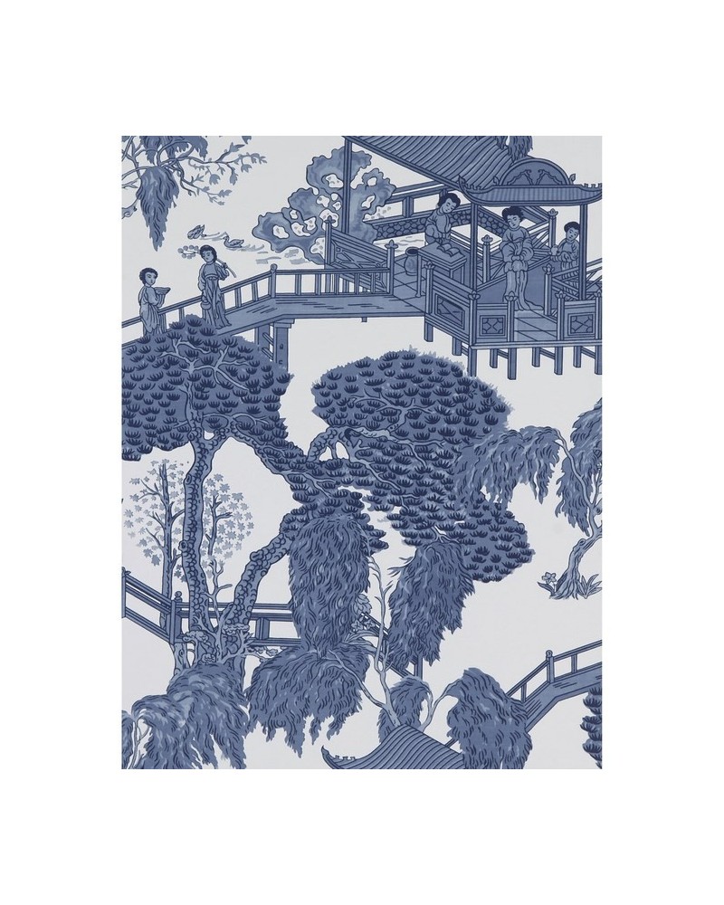 Papel Pintado GDW-5252-004 Zhou Jun Azul - LORENZO CASTILLO Papel Pintado GDW-5252-004 Zhou Jun Azul - LORENZO CASTILLO