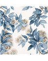 Camellia Garden Linen and Navy AF24553
