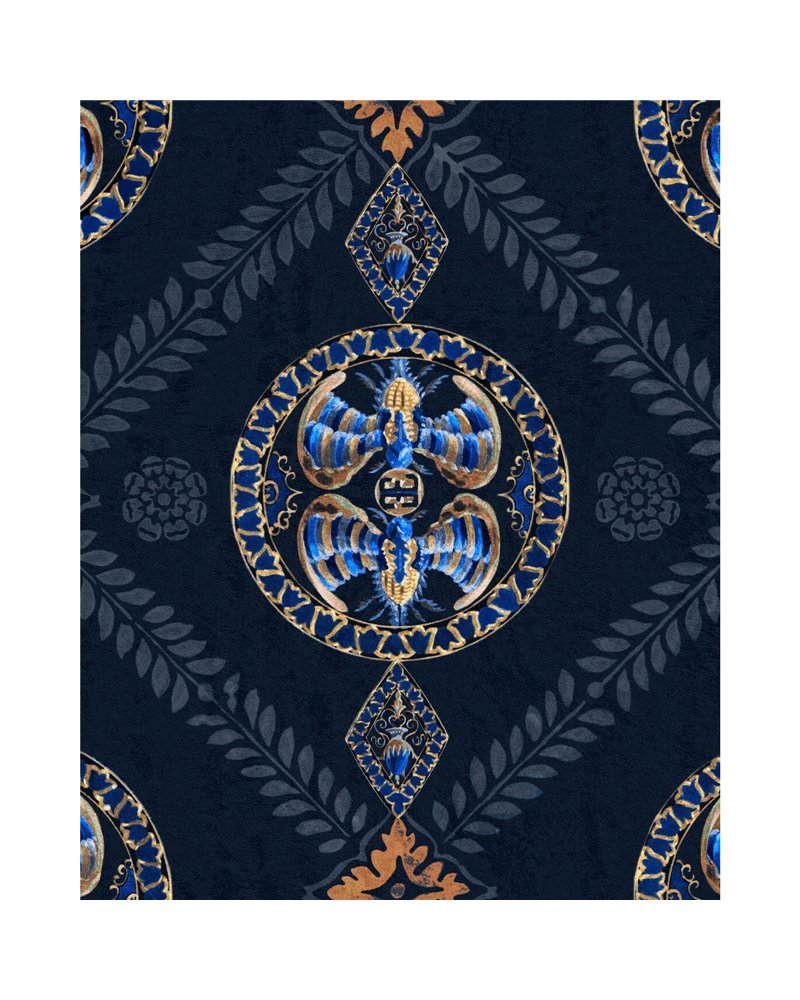 Abeille Decoratif Indigo WP20766