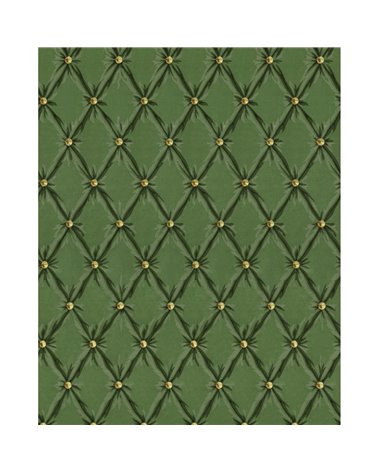 Tufted Panel Forest Green WP30171