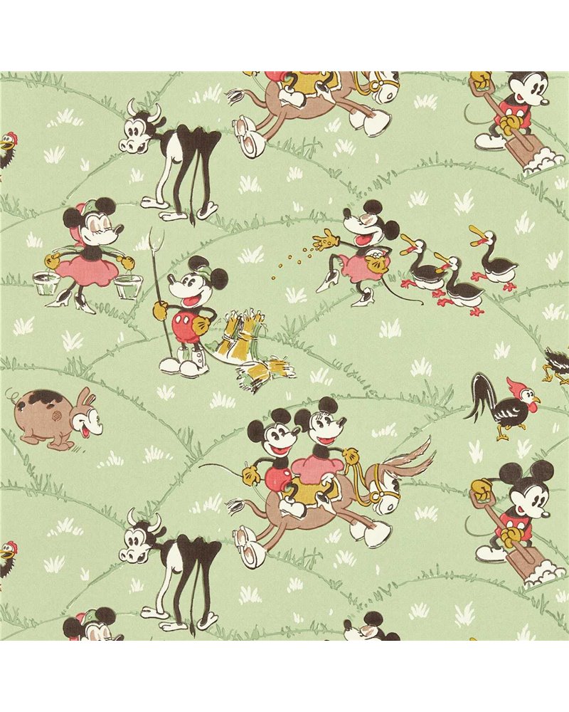 Mickey At The Farm Macaron Green DDIW217266