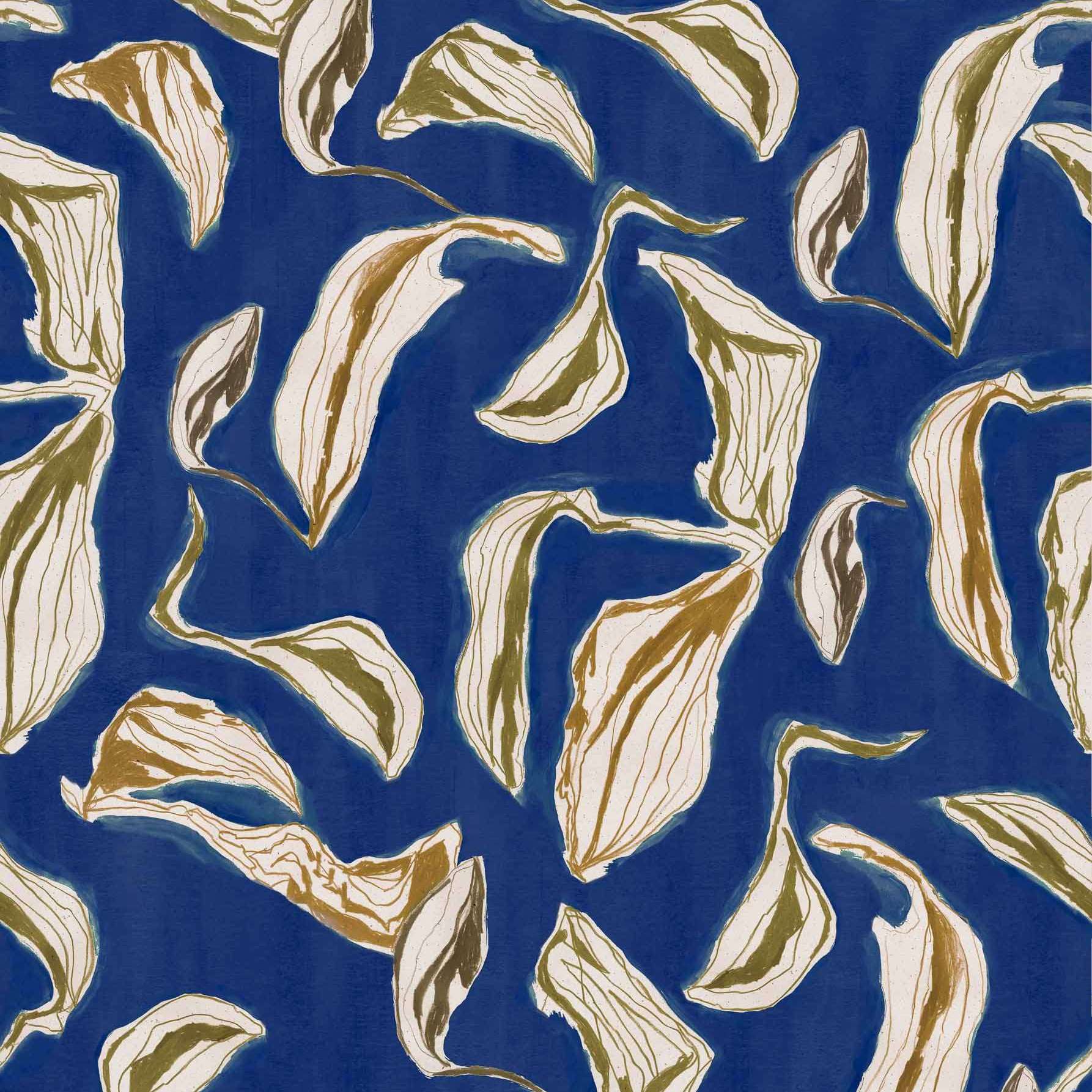 Moroccan Branches Blue A00911