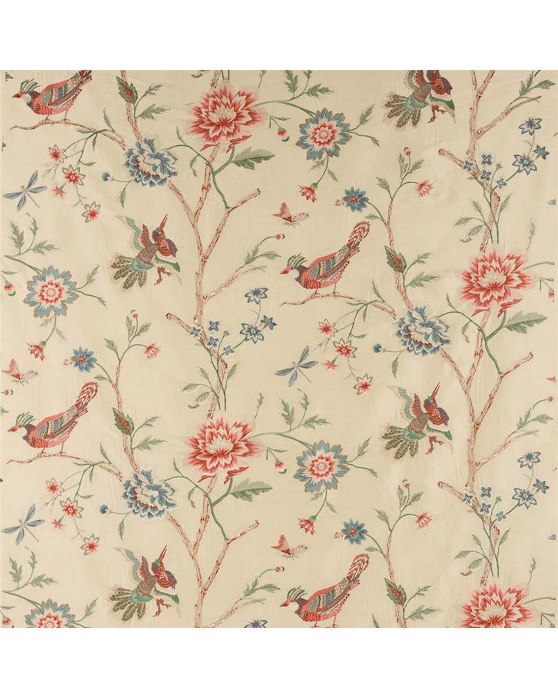 Olivia Silk Red Green F4841-02 Olivia Silk Red Green F4841-02