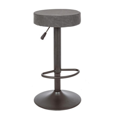 TABURETE PIPER GRIS OSCURO VINTAGE