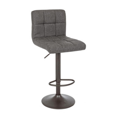 TABURETE GREYSON GRISO OSCURO VINTAGE