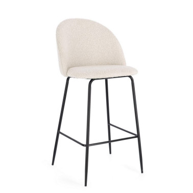 TABURETE BAR CARRY NEGRO-MARFIL