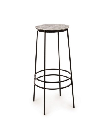 TABURETE BAR AMIRA NICKLE H77