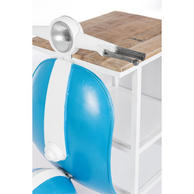 CONSOLA BAR VESPA AZUL
