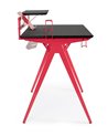 ESCRITORIO GAMING 2P ROJO-NEGRO