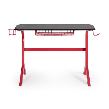 ESCRITORIO GAMING ROJO-NEGRO