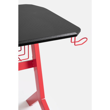 ESCRITORIO GAMING ROJO-NEGRO