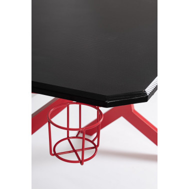 ESCRITORIO GAMING ROJO-NEGRO