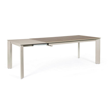 MESA EXT BRIVA GRIS-VISÓN 160-220X90